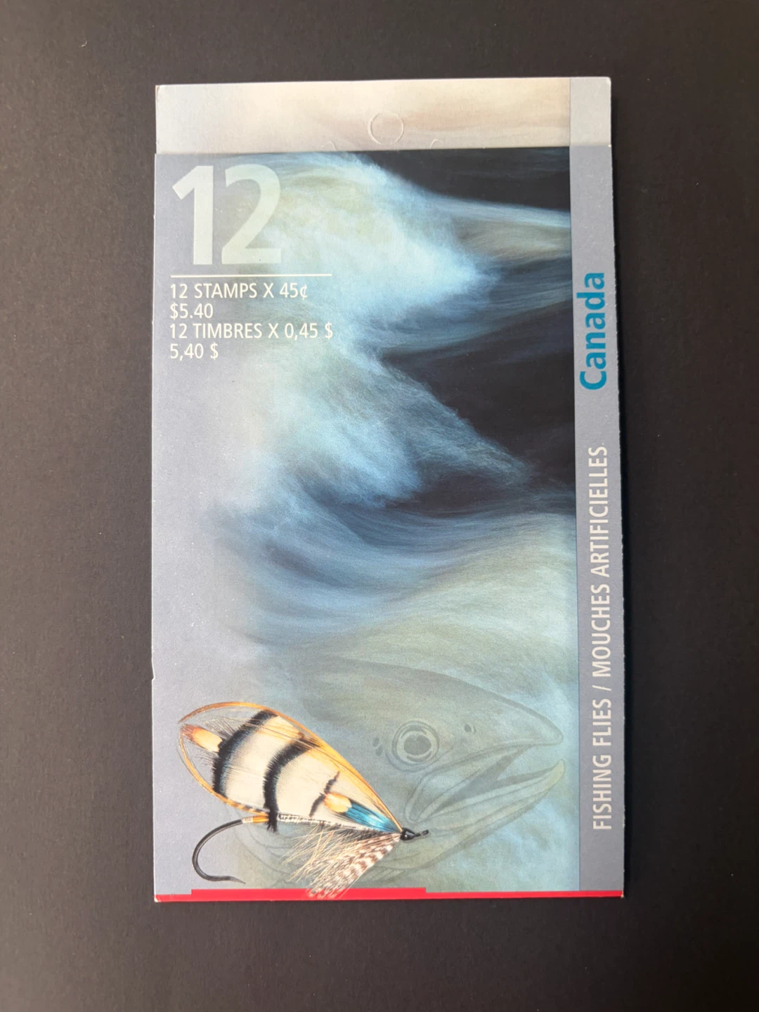 🇨🇦Fishing Flies Stamps (12 Stamps)