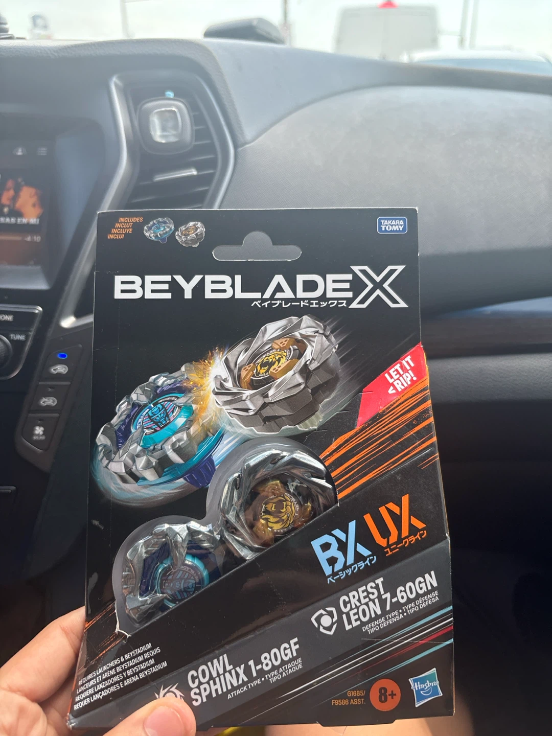 Beyblade X 3-Pack: Cowl Sphinx & Crest Leon