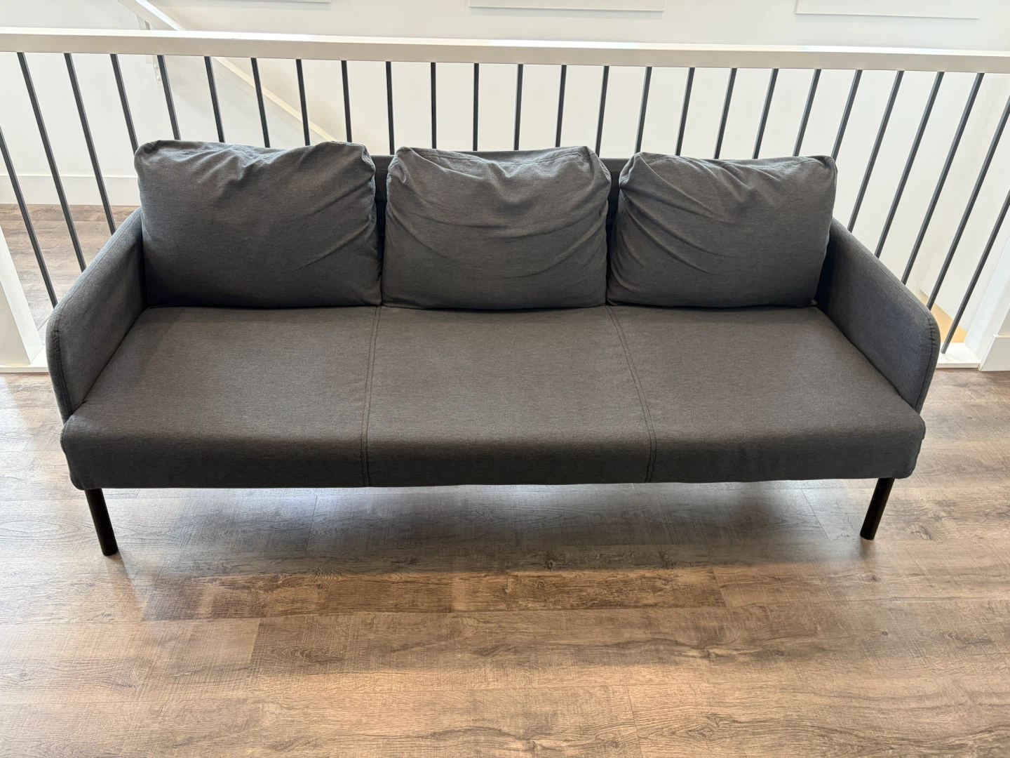 IKEA sofa 3 seats in dark grey colour