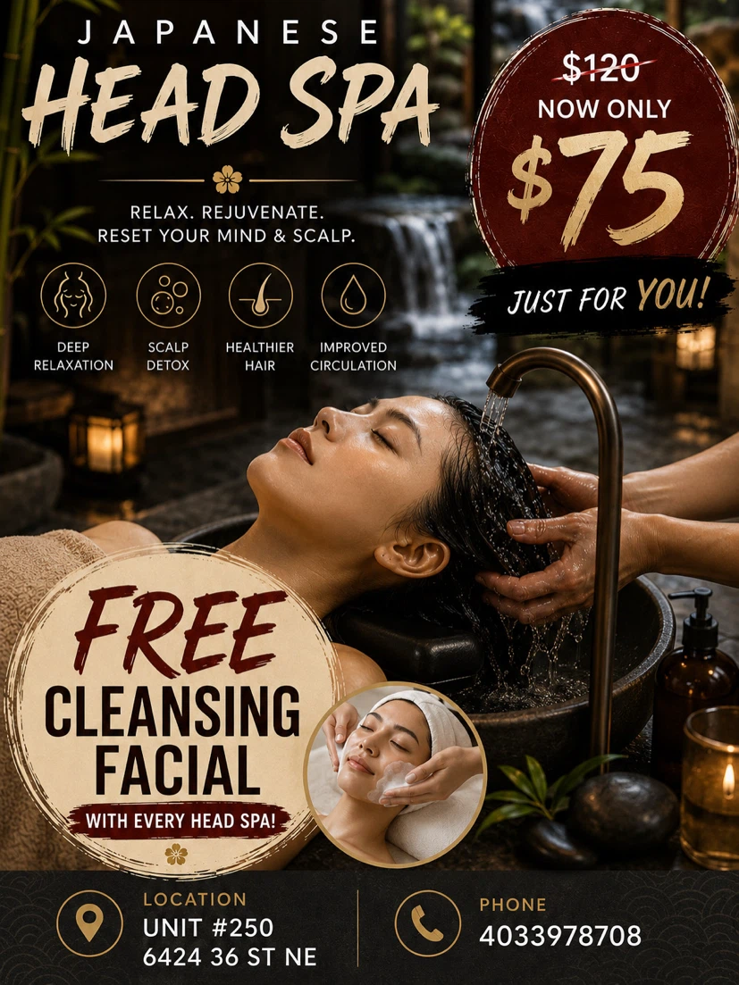 Japanese Head Spa Service