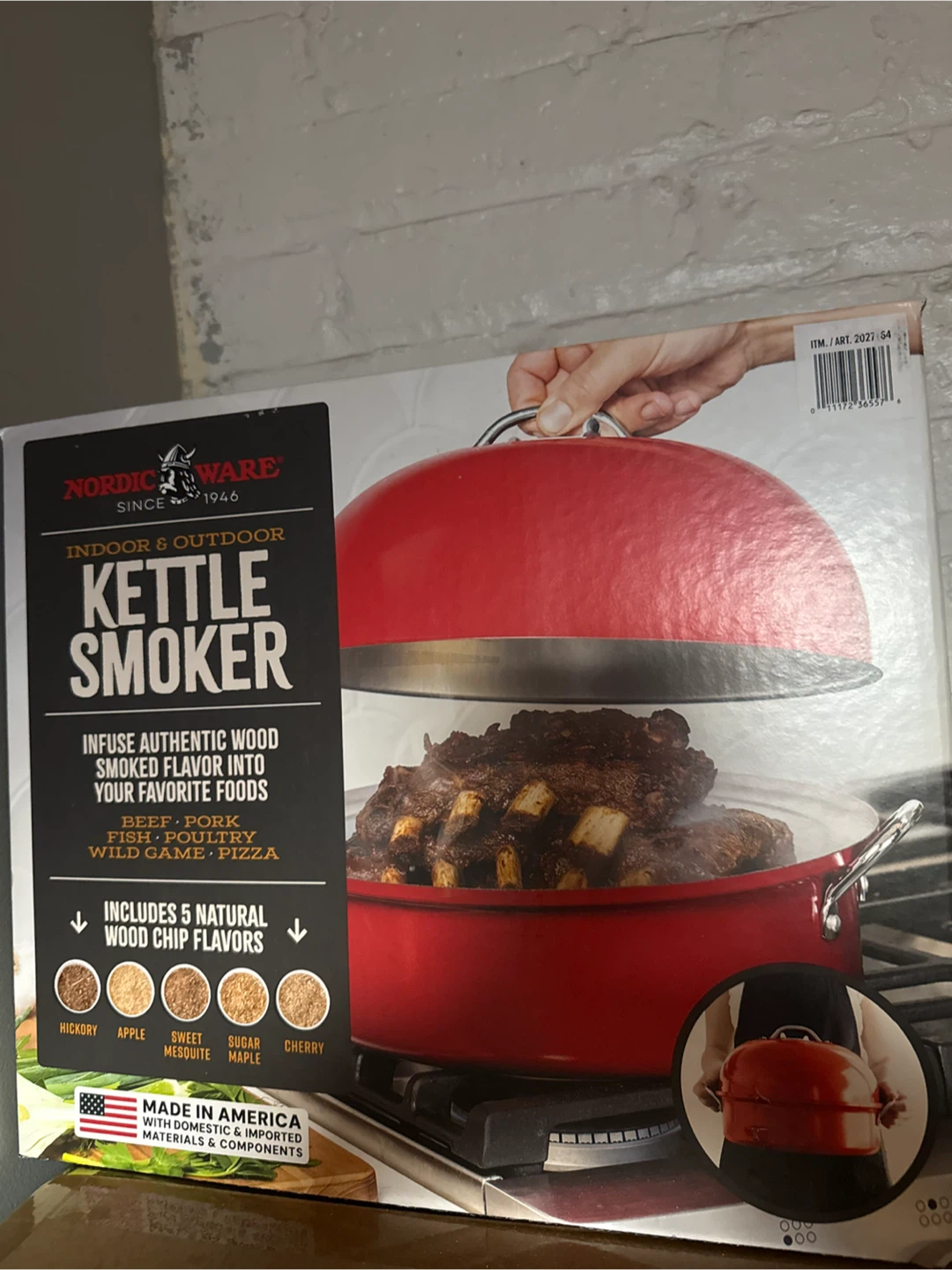 Nordic Ware Kettle Smoker - Brand New Sealed (Indoor / Outdoor)