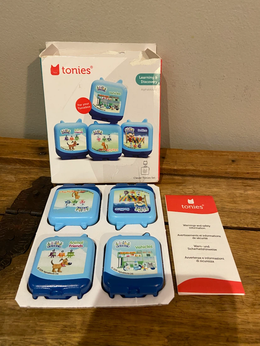 New tonies Alphablocks Blue Zoo Clever Pocket Tonie Set