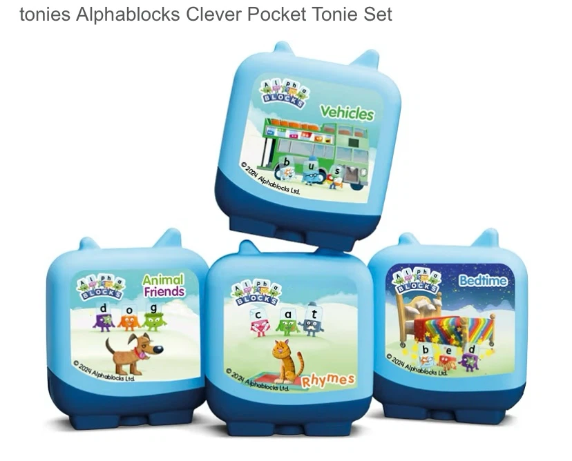 New tonies Alphablocks Blue Zoo Clever Pocket Tonie Set - photo 3