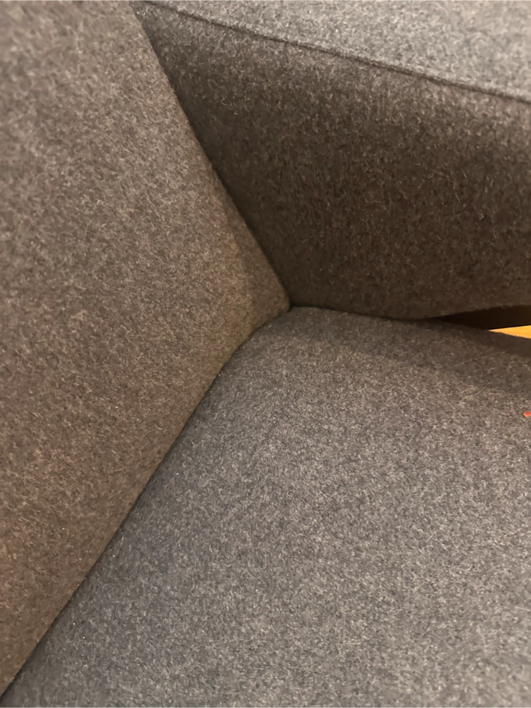 Dark Gray Upholstered Accent Chair - photo 5
