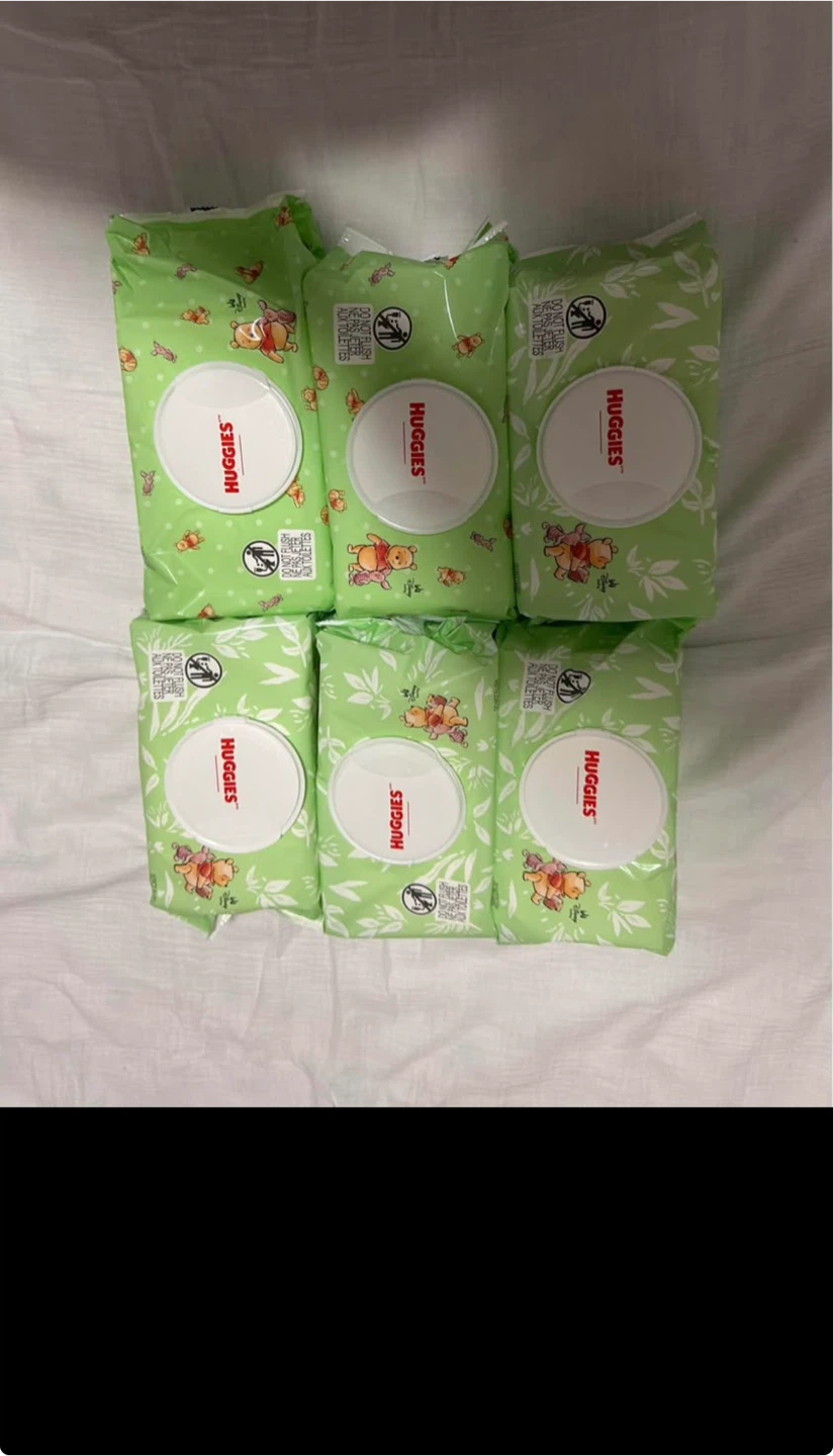 Huggies Natural Care Plus Baby Wipes (6 Pack)