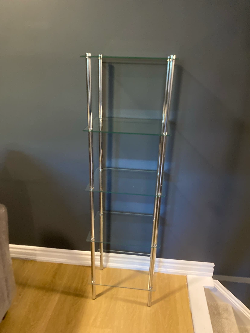 Glass Stand With 5 Shelves