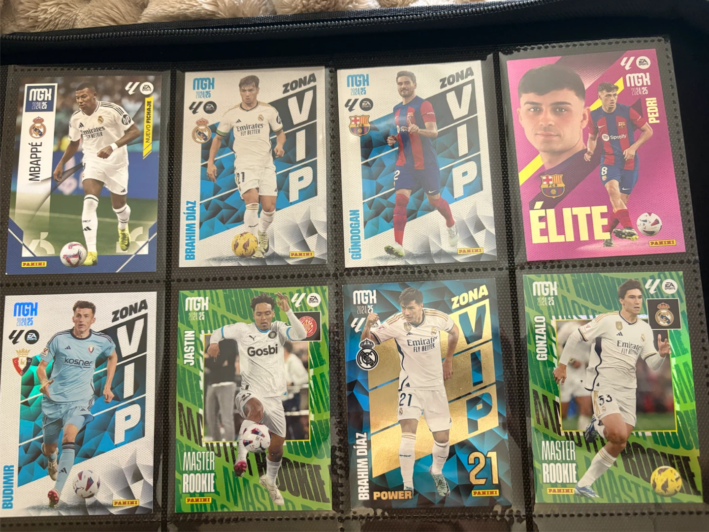 PANINI NGH 8 CARDS LOT
