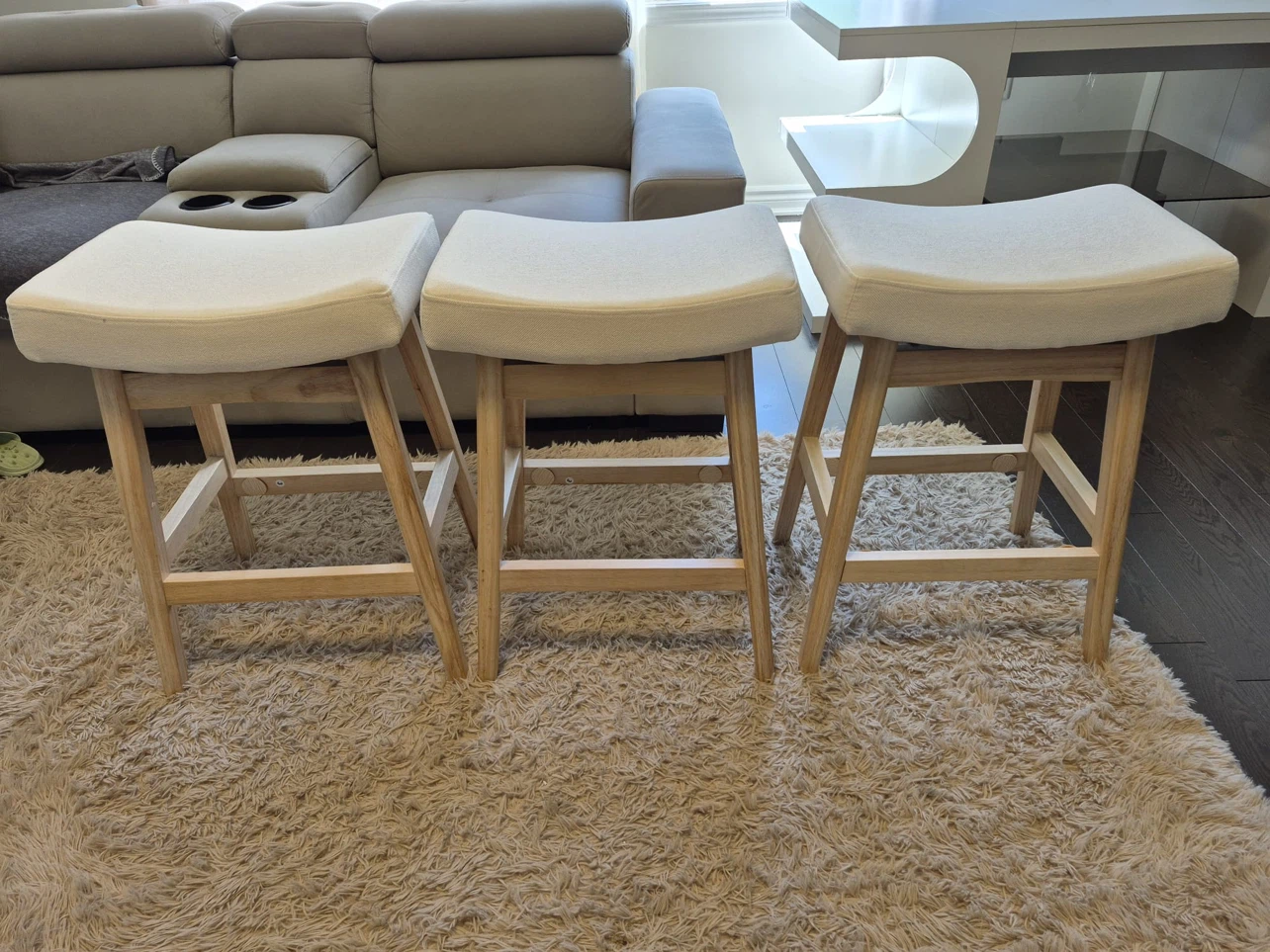Set of 3 Counter Stools - photo 2