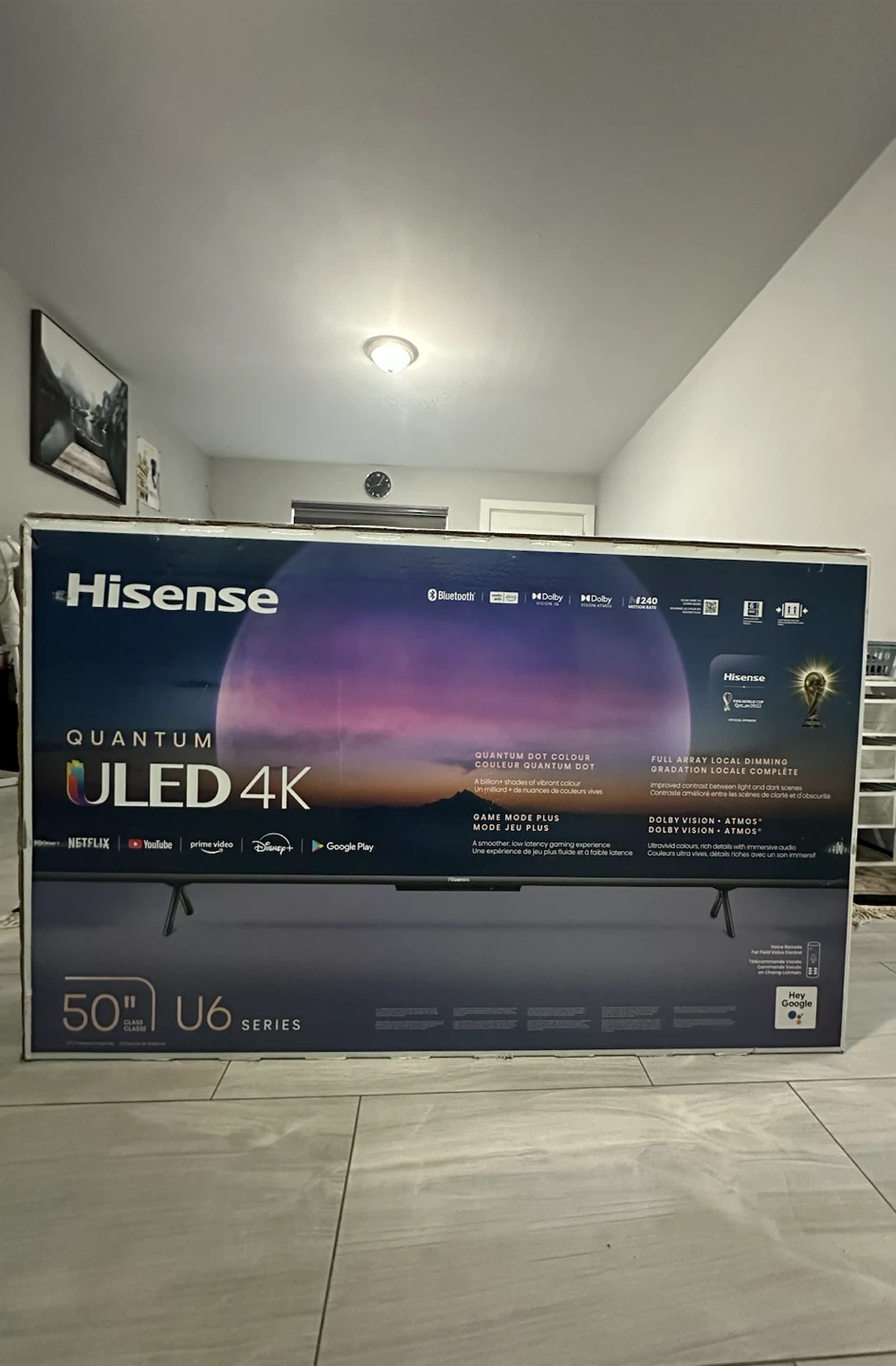 Hisense 50" U6 Series ULED 4K Google TV - photo 3