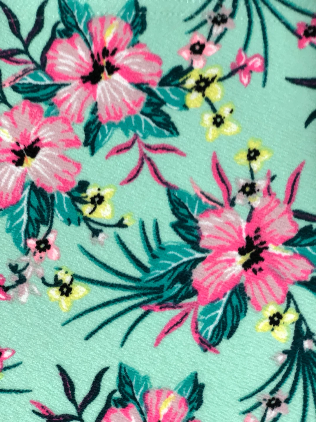 Preowned H&M Floral Mint Skirt Extra Small Zipper Women's - photo 5