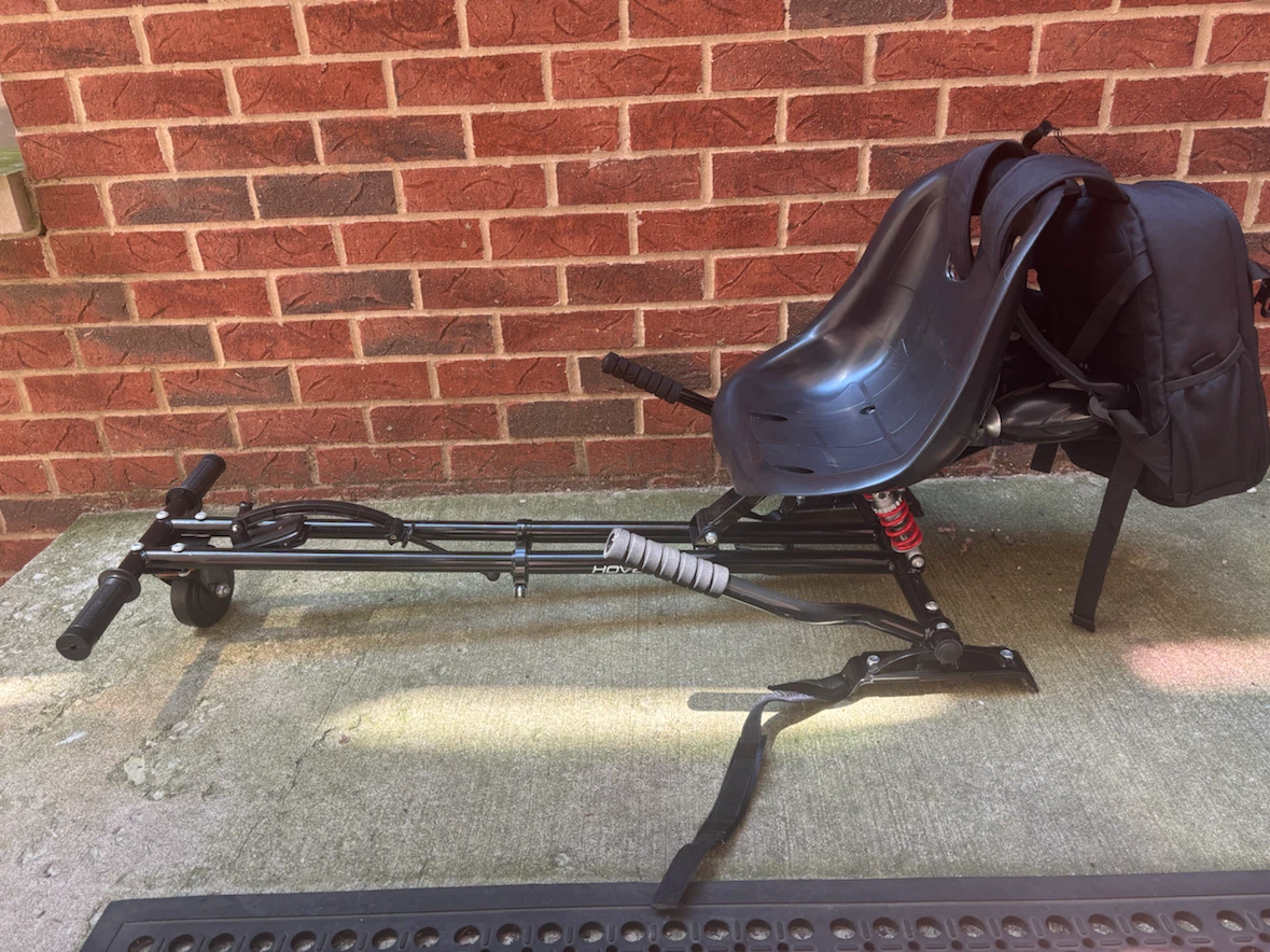 Onn. Kids Go-Kart Seat with Backpack - photo 3
