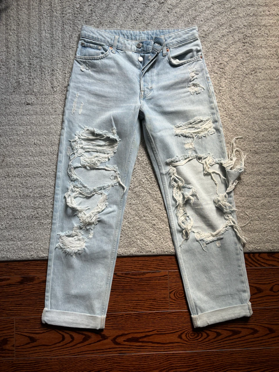 High-waisted Boyfriend Jeans