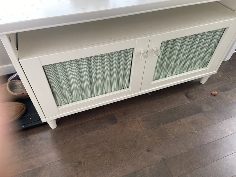 ikea unit roughly 57" W x 19" D x 24" H,