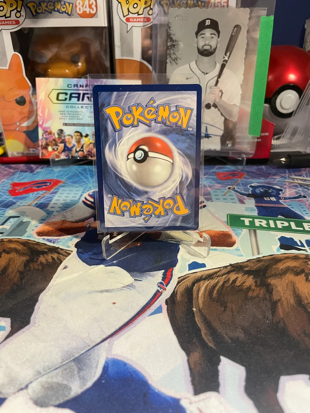 Pokemon TCG paldean wooper illustration rare phantasmal flames - photo 2