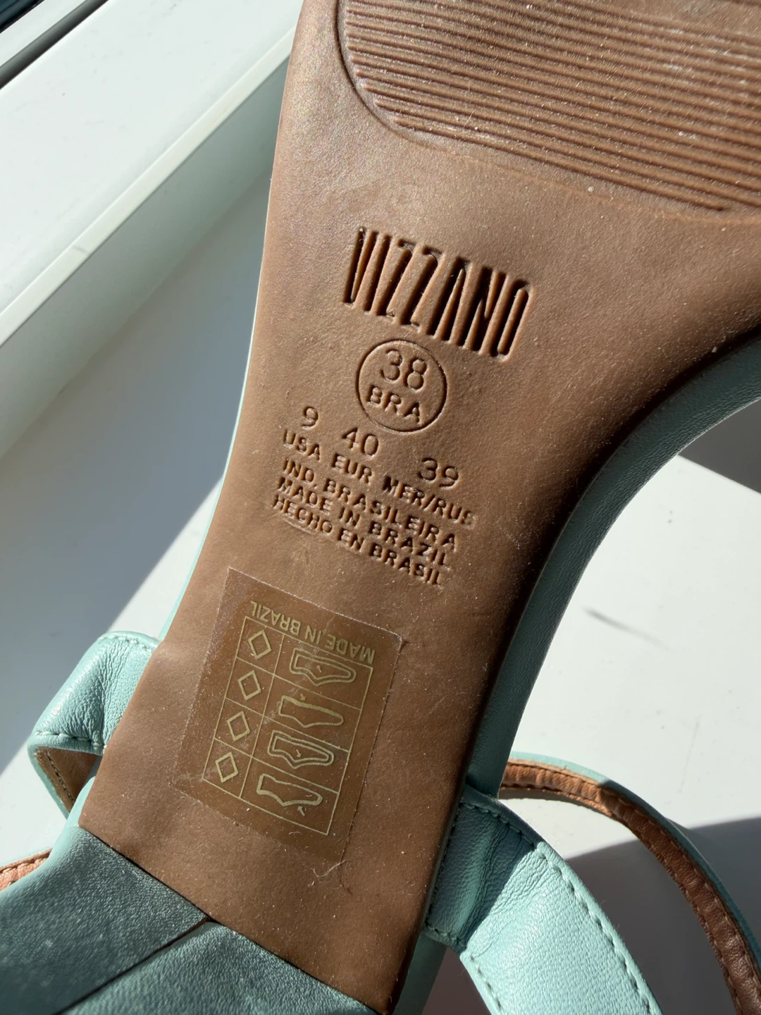 Vizzano Blue Block Heel Sandals - photo 3