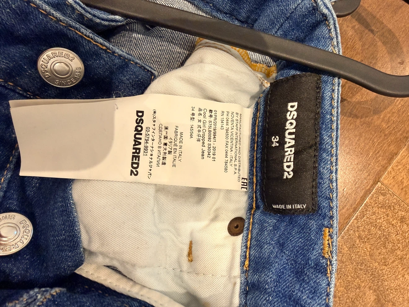 DSQUARED2 Distressed Blue Jeans Size 34 - photo 3