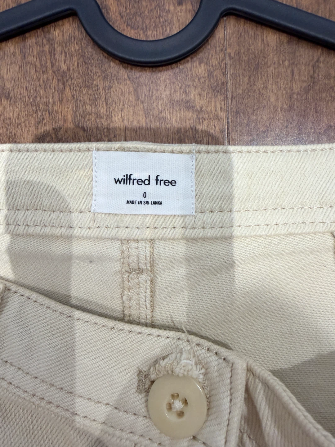 Aritzia Wilfred Free Beige Wide Leg Pants Size 0 - photo 3