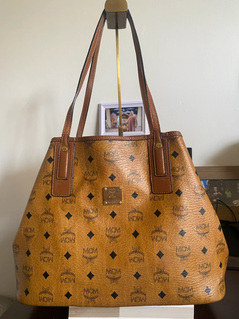 MCM Tote Bag - Cognac Visetos
