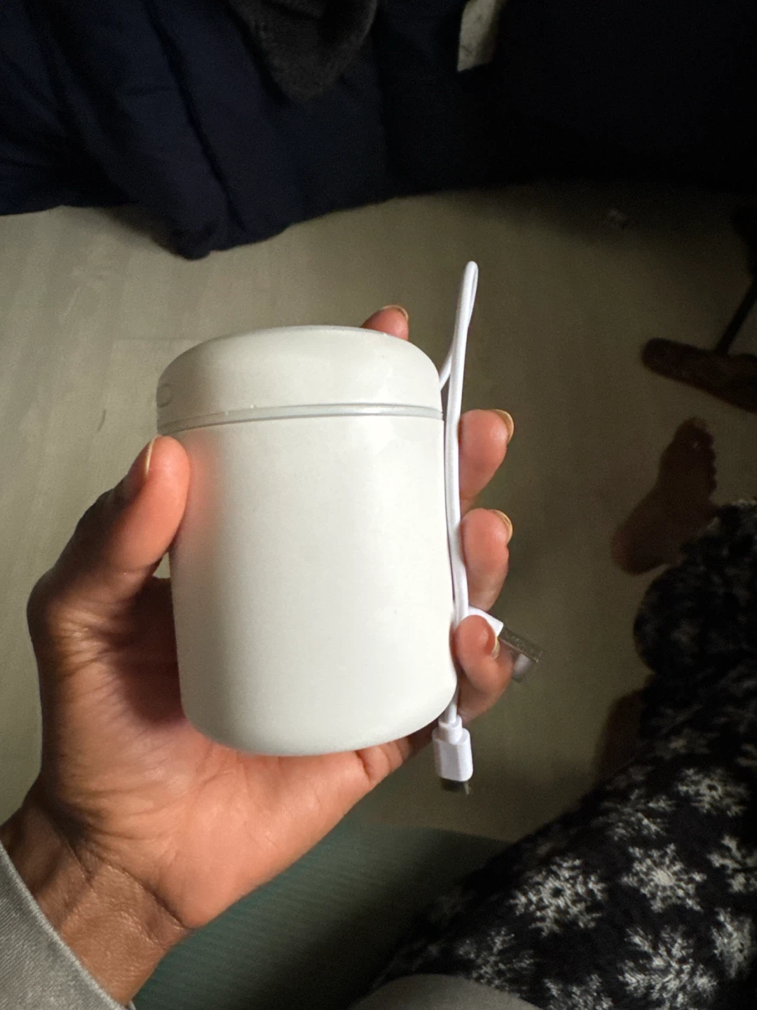 White USB Aroma Diffuser with LED Light