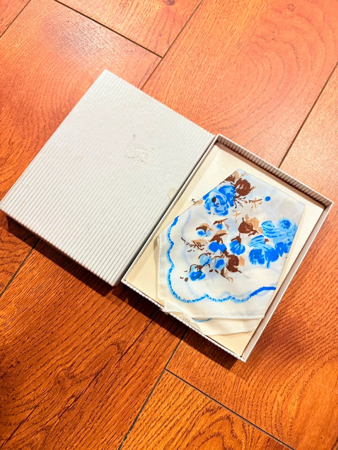 Vintage Floral Handkerchief