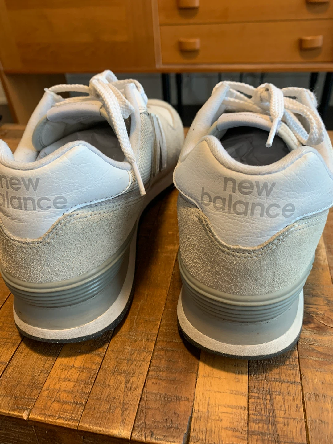 New Balance Men’s ML574EVW Grey/White US 9M - photo 5