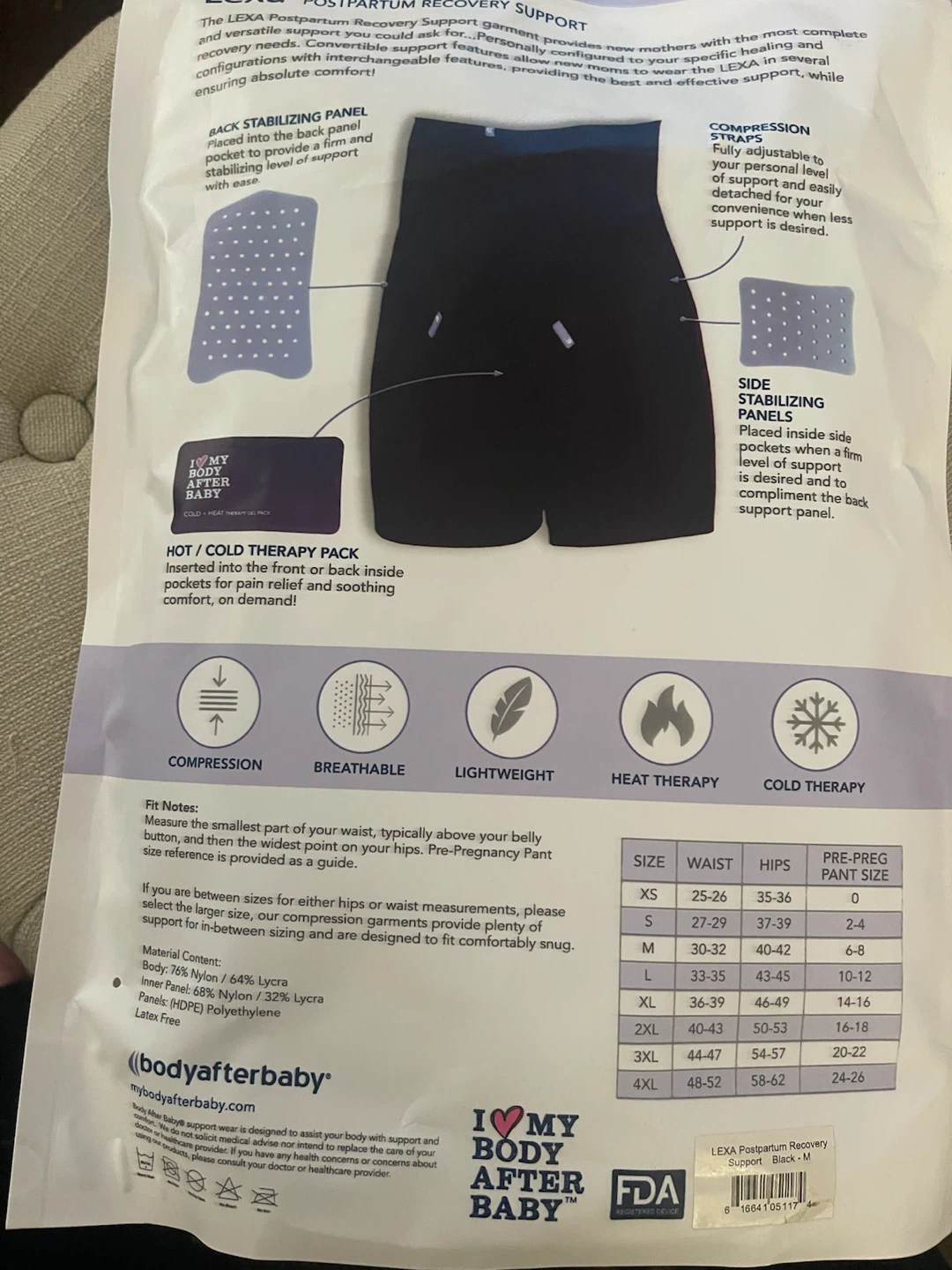 Body After Baby Lexa Postpartum Recovery Support - Size M - photo 2