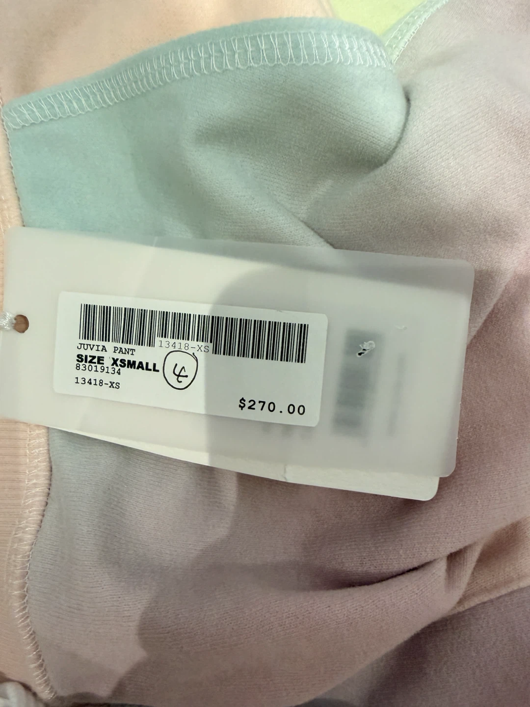 Juvia Pastel Tie-Dye Jogger Pants - XS - photo 4