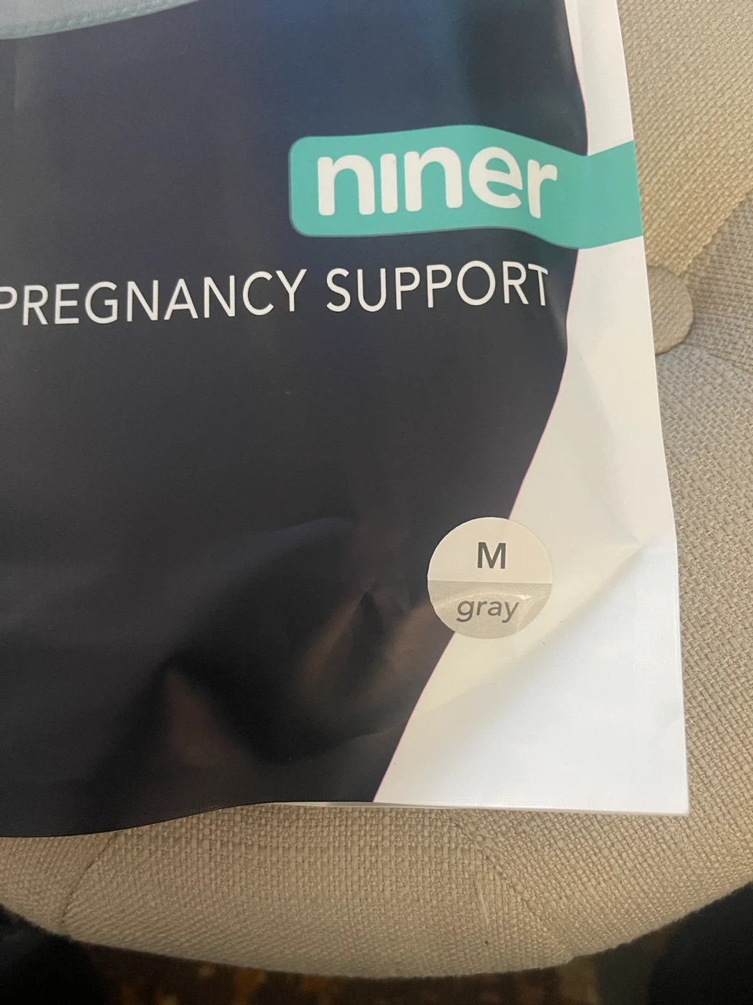 Niner Premium Pregnancy Support Belt - Size M Gray - photo 3