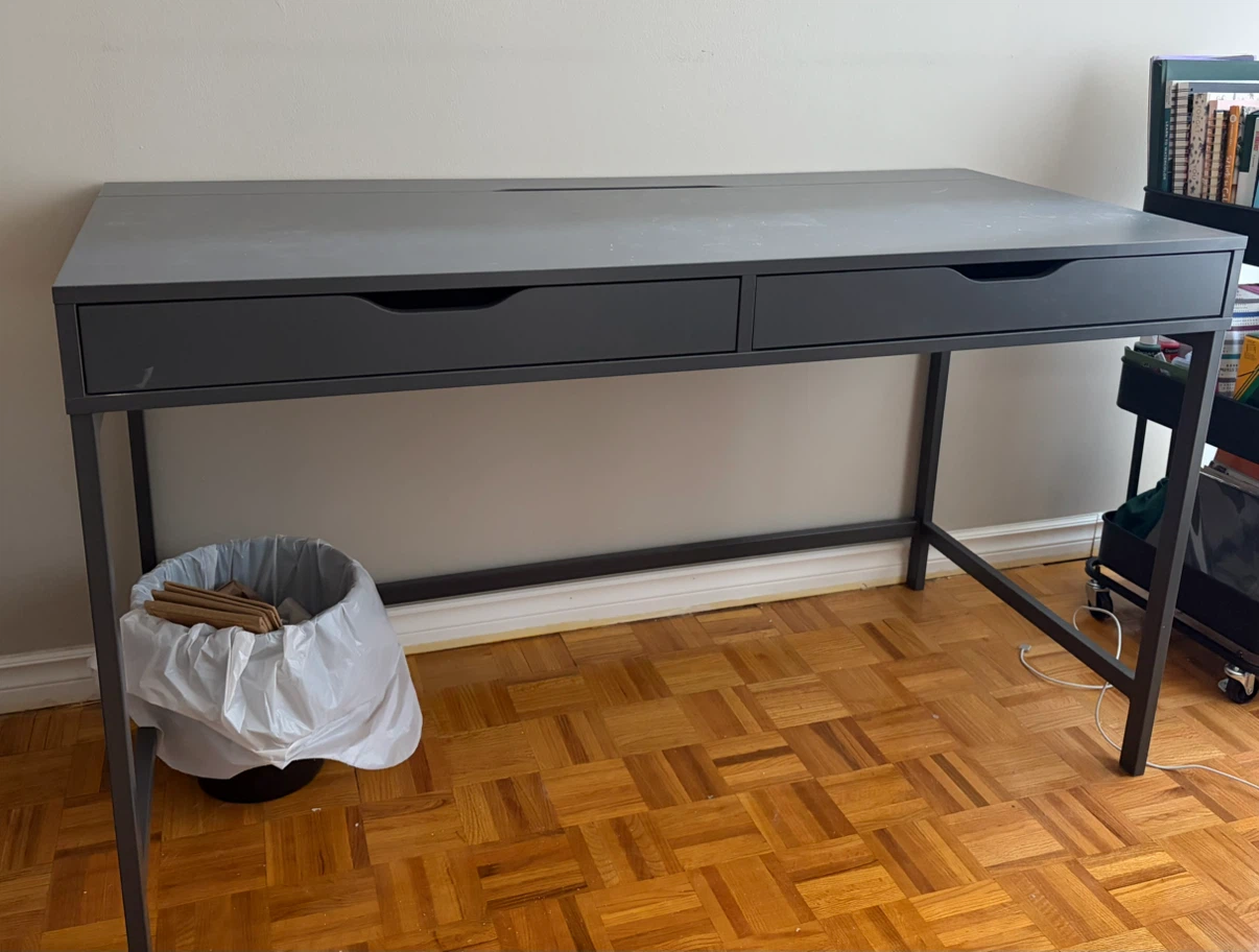 IKEA Alex Desk - Dark Grey