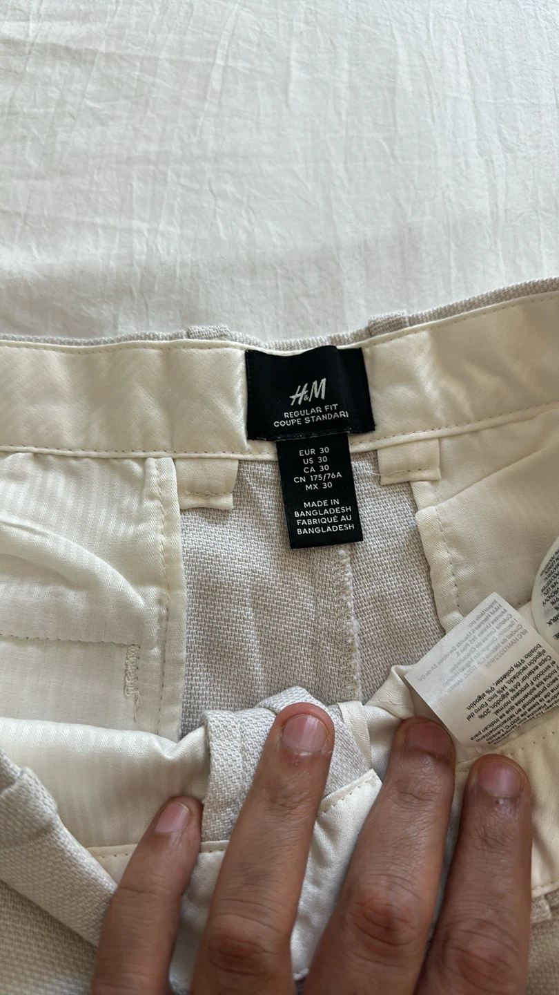 Linen Blend Shorts - photo 2