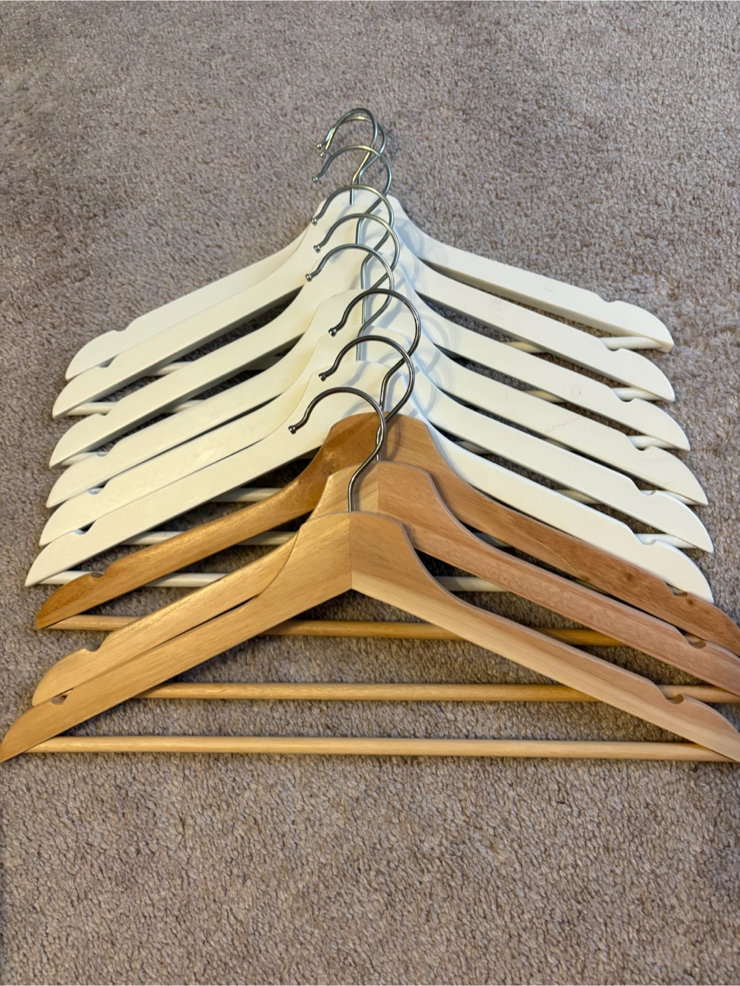 Wooden Hangers (Set of 9)