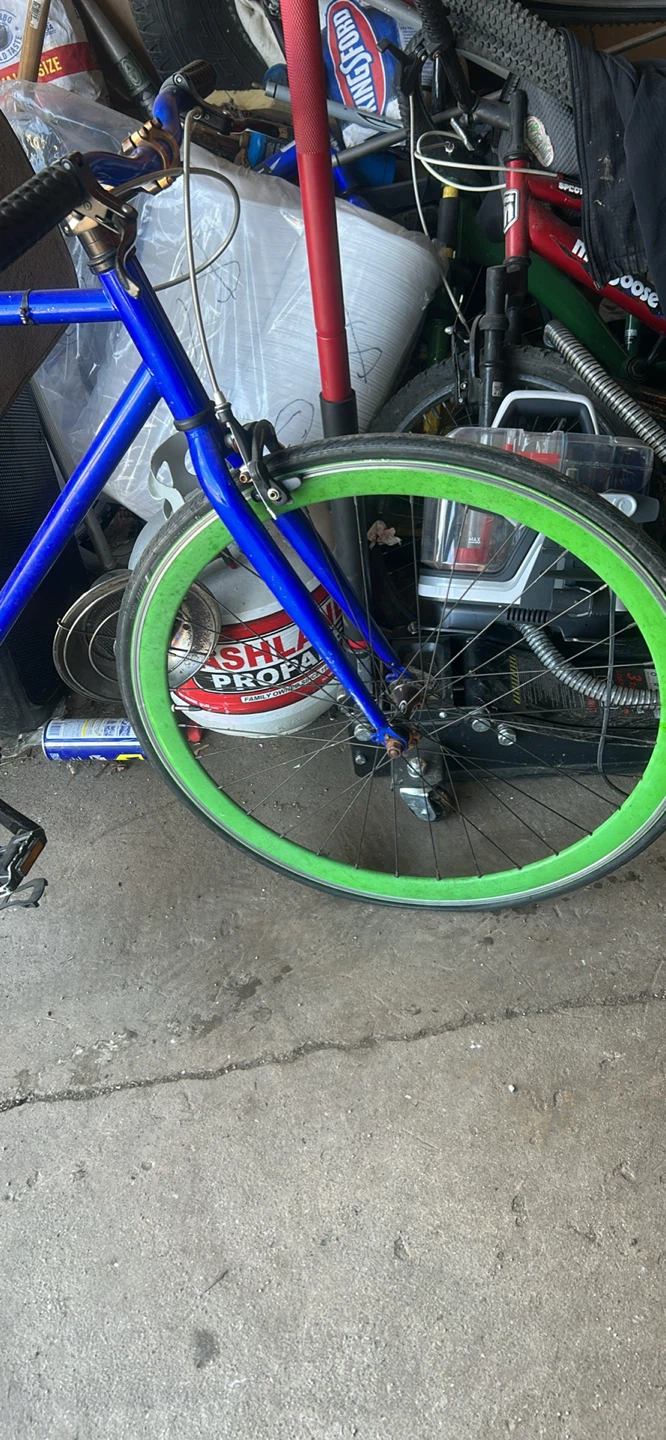 Blue Retrospec Fixed Gear Bike - photo 4