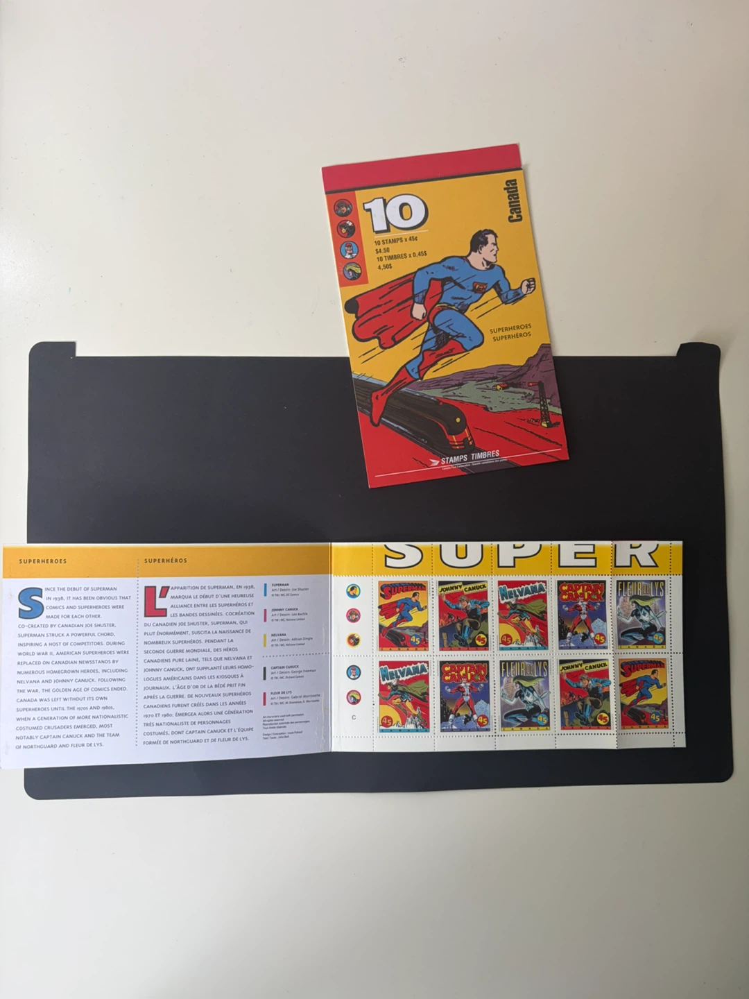🇨🇦Superheroes Stamp Booklets (4) - photo 3