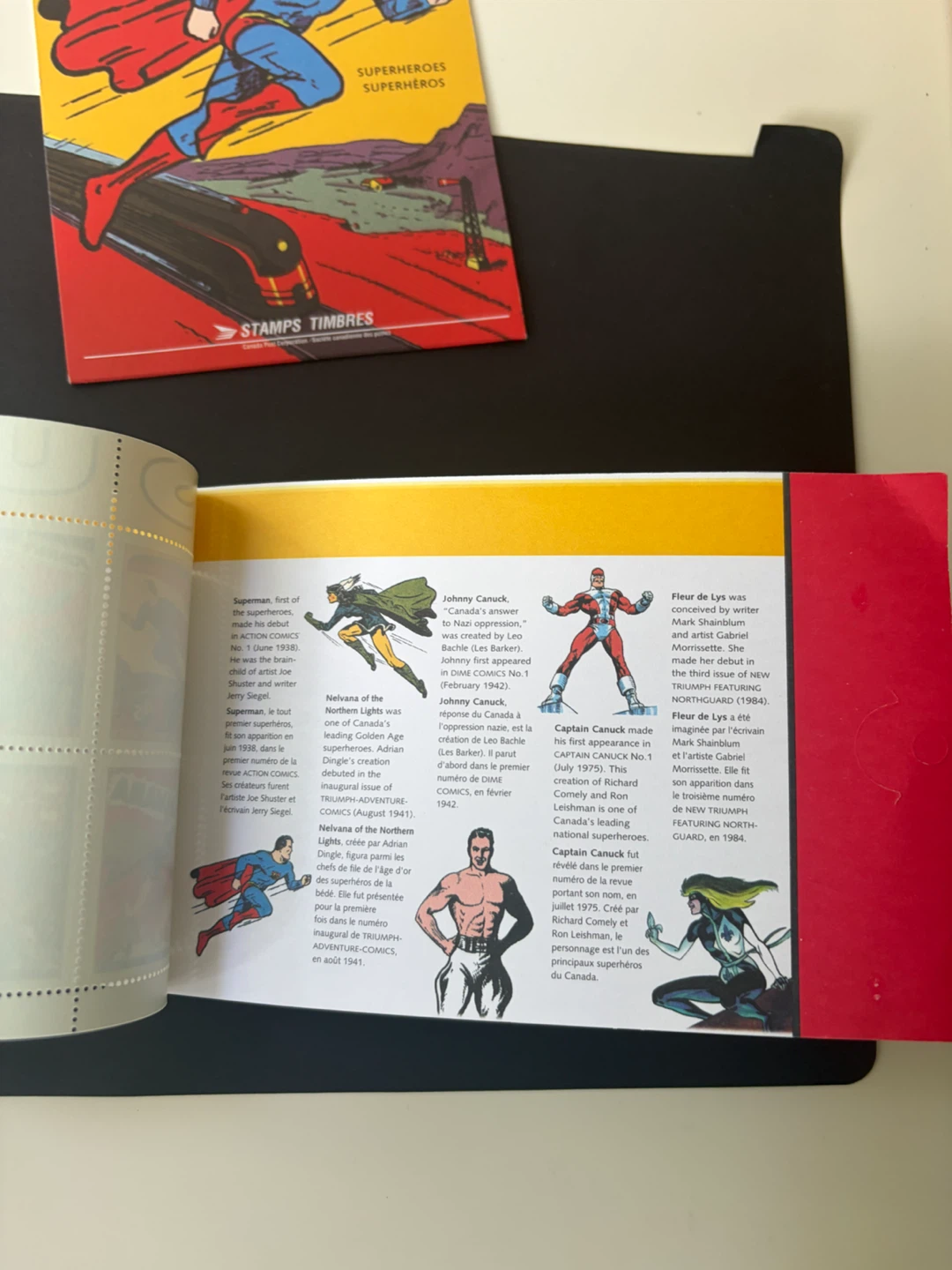 🇨🇦Superheroes Stamp Booklets (4) - photo 4