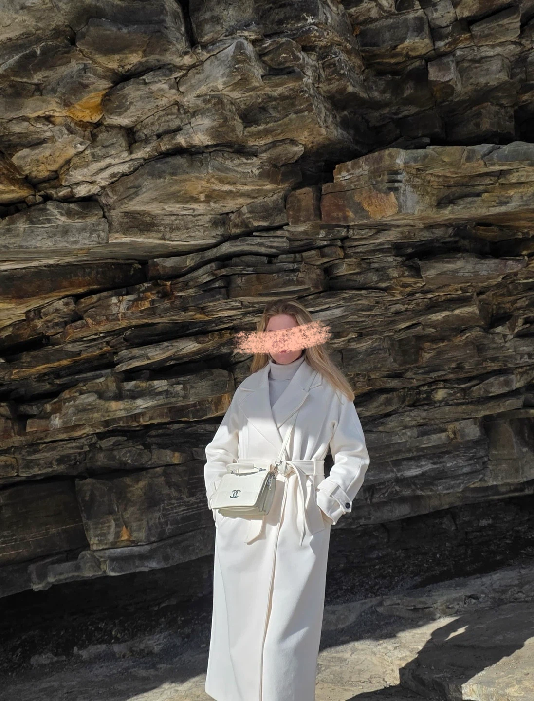 White Belted Trench Coat - photo 2