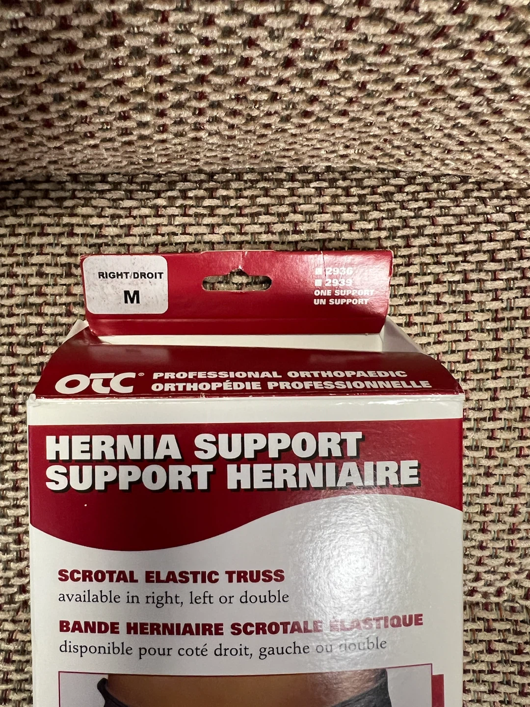OTC Hernia Support Truss - Size M