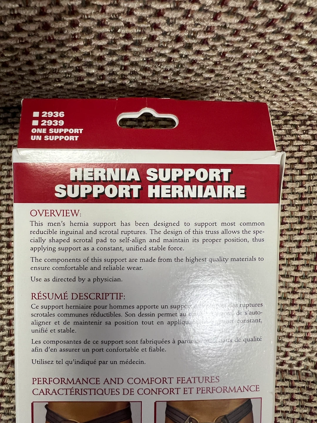 OTC Hernia Support Truss - Size M - photo 2