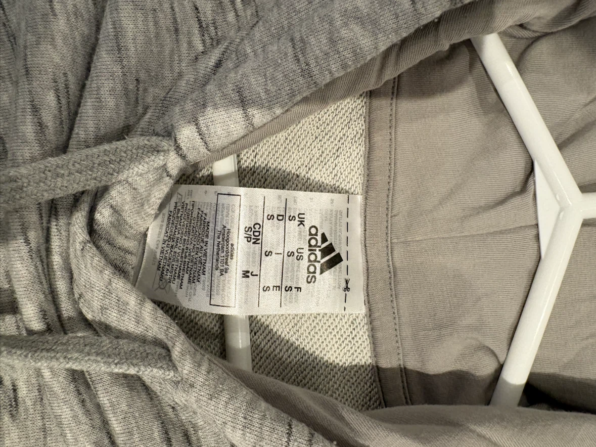 Adidas Grey Heathered Hoodie - photo 3