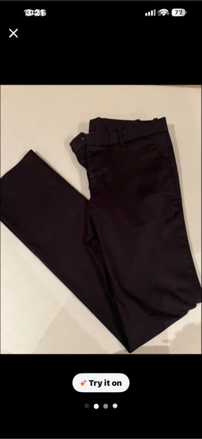 UNIQLO Black Cotton Spandex Pants Size 4