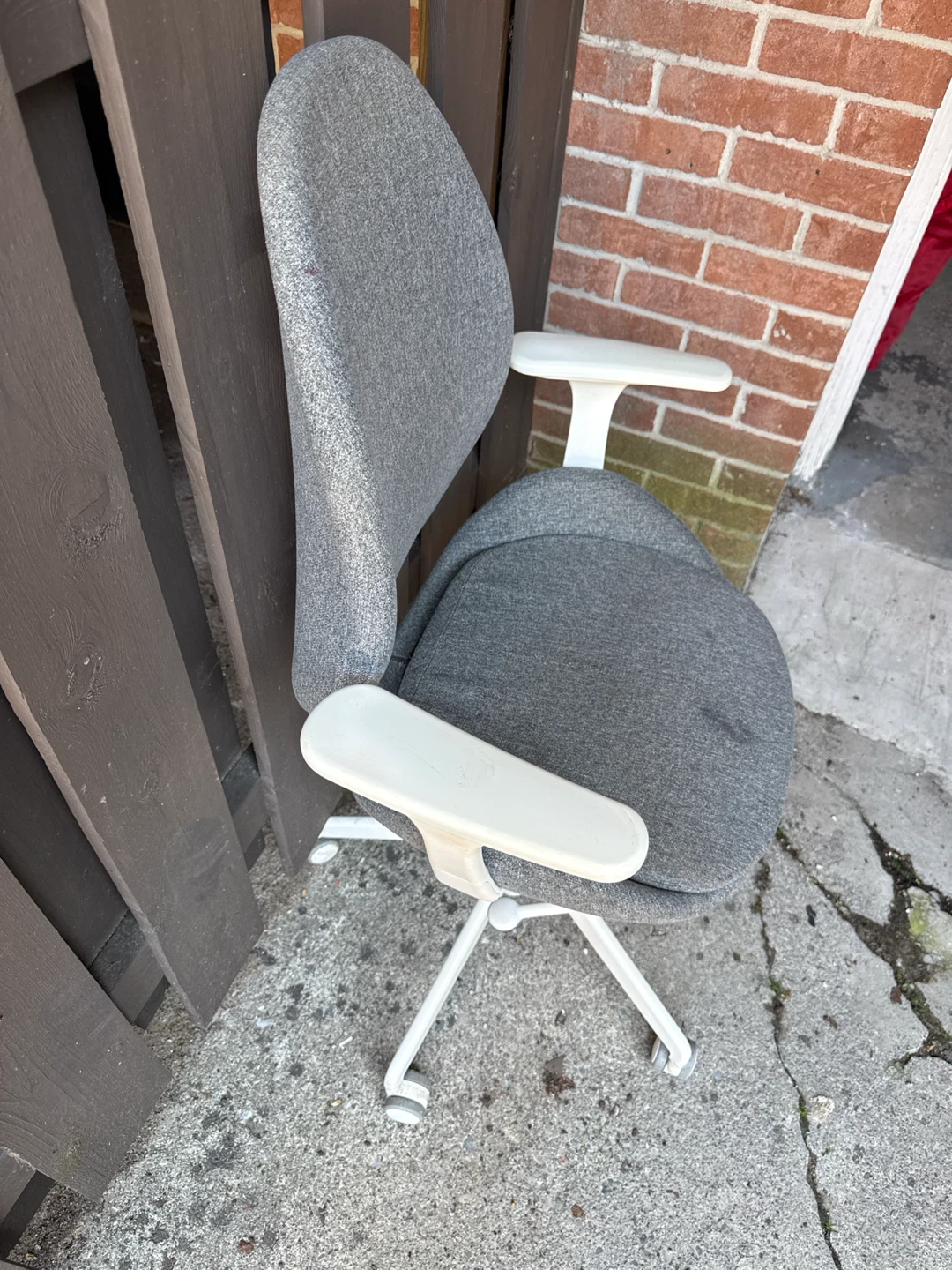 Grey Fabric Office Chair - photo 2