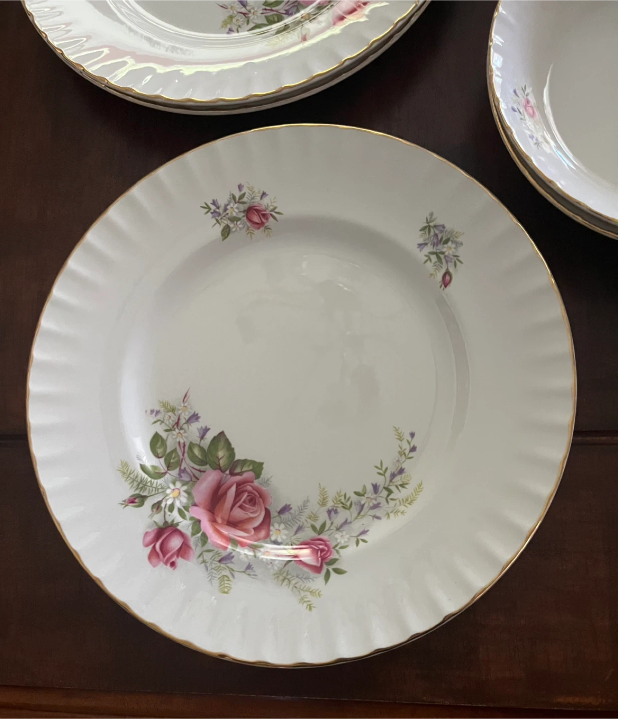 Ridgway White Mist Regal Rose Dinnerware Set - photo 5