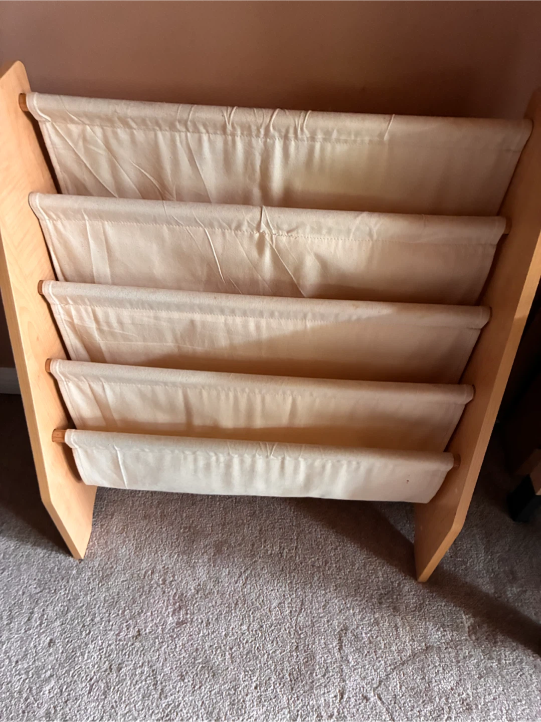 Wooden 4-Tier book shelf