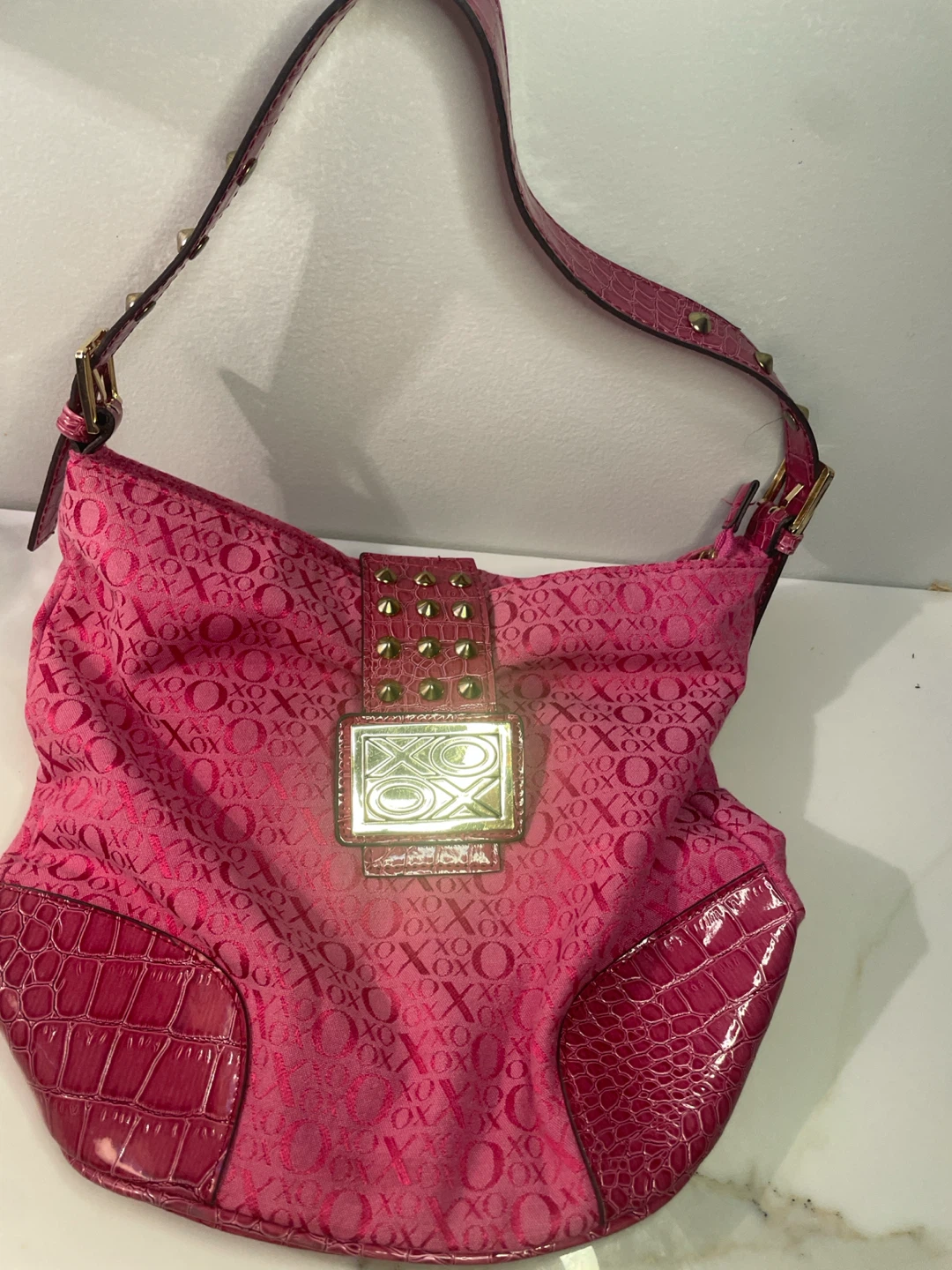 Pink XOXO Hobo Bag