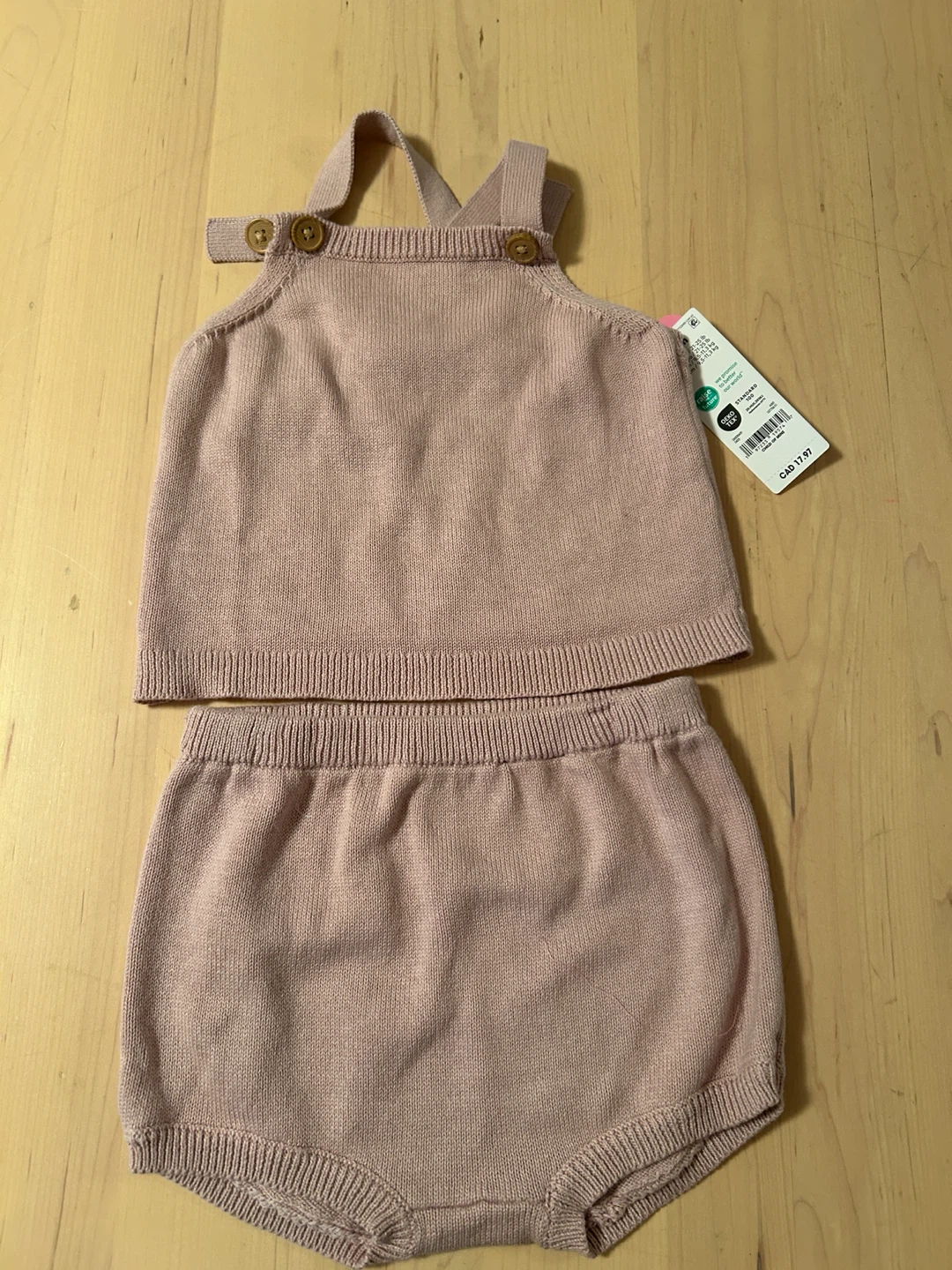 Carter's Baby Girl Knit Set - Pink - photo 2