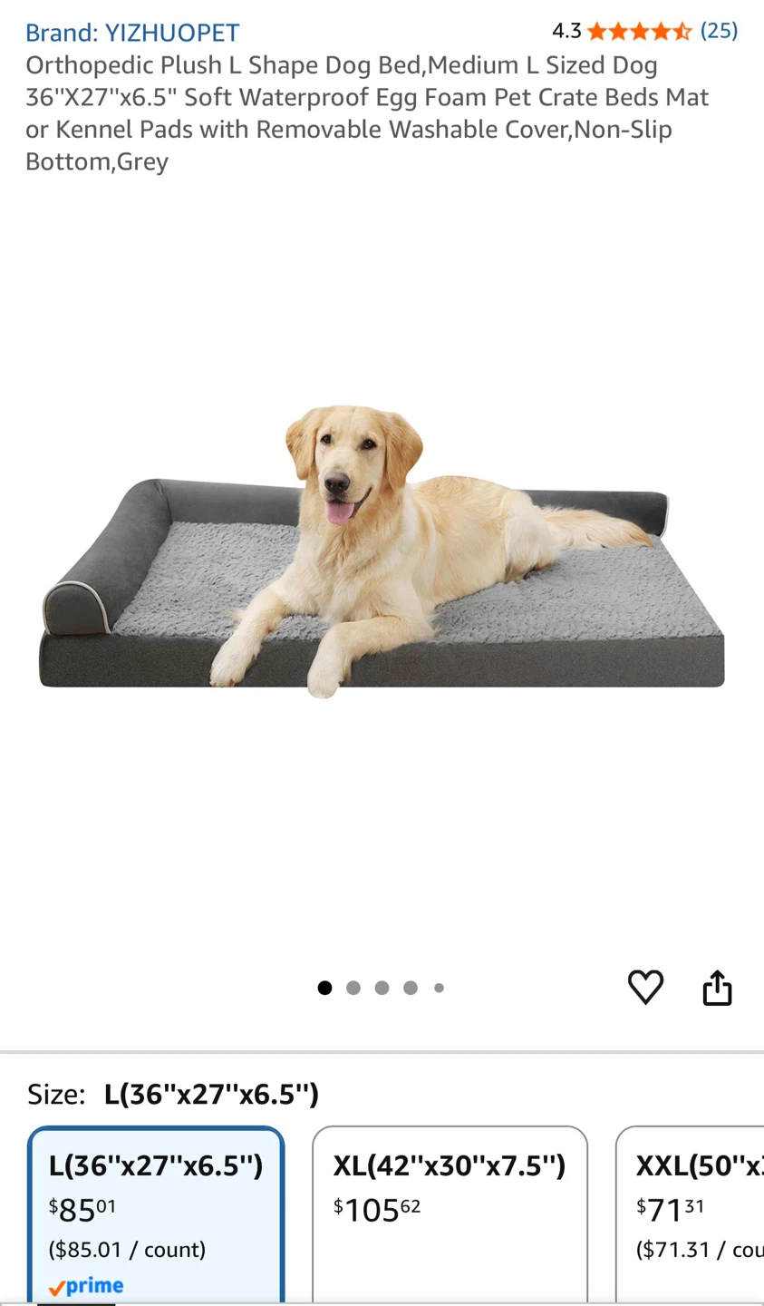 Orthopedic Dog Bed - Medium
