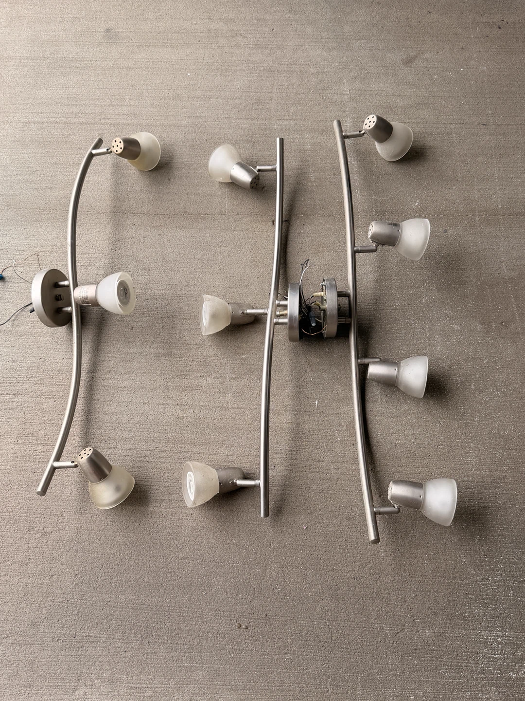 Set of 3 Track Lighting Fixtures