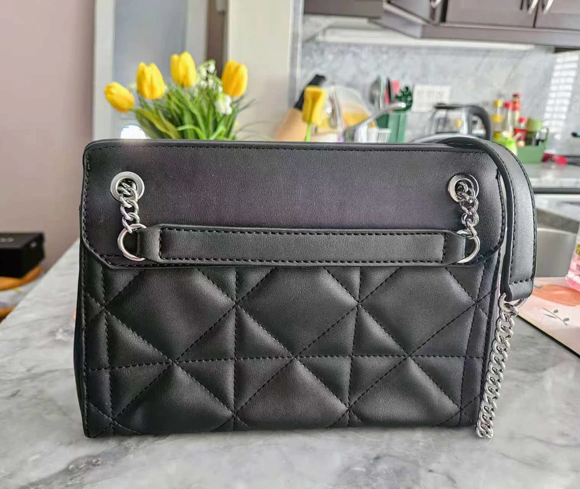 Nine West Black Quilted Shoulder Bag - NEED TO SELL EVERYTHING - photo 4