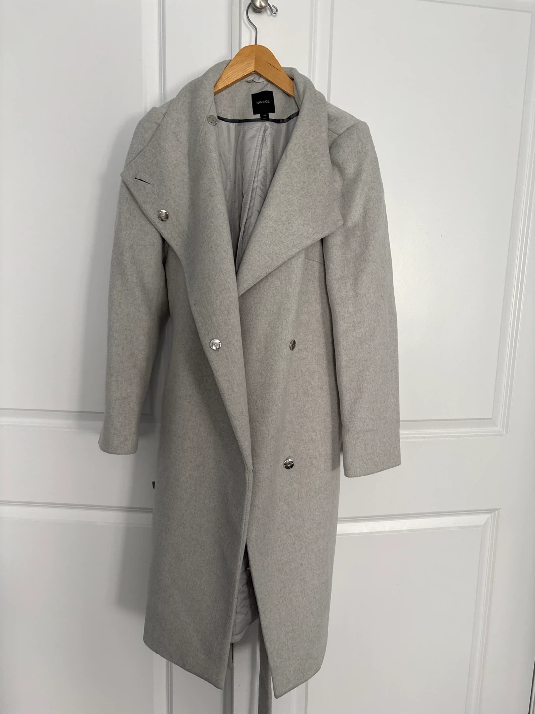 RW&CO. Grey Wool Blend Coat
