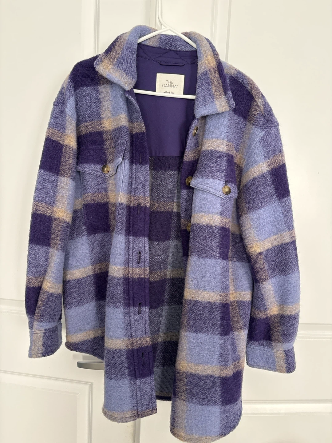 The Ganna Plaid Shacket