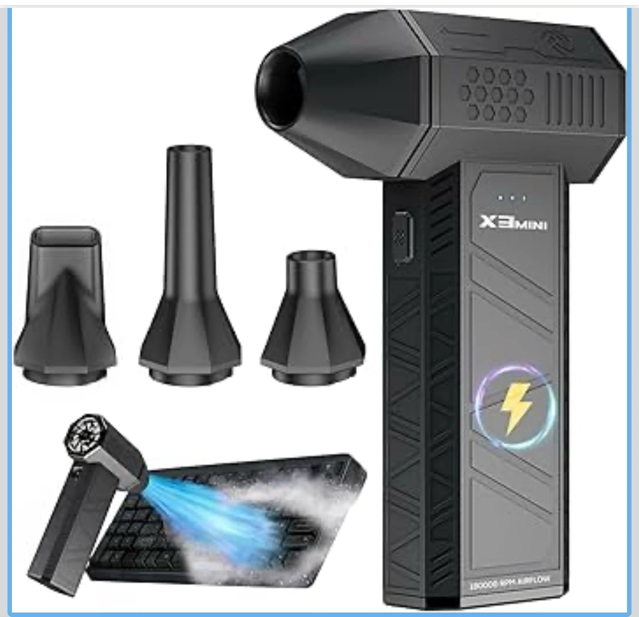X3 Mini Violent Fan - Portable Electric Air Duster
